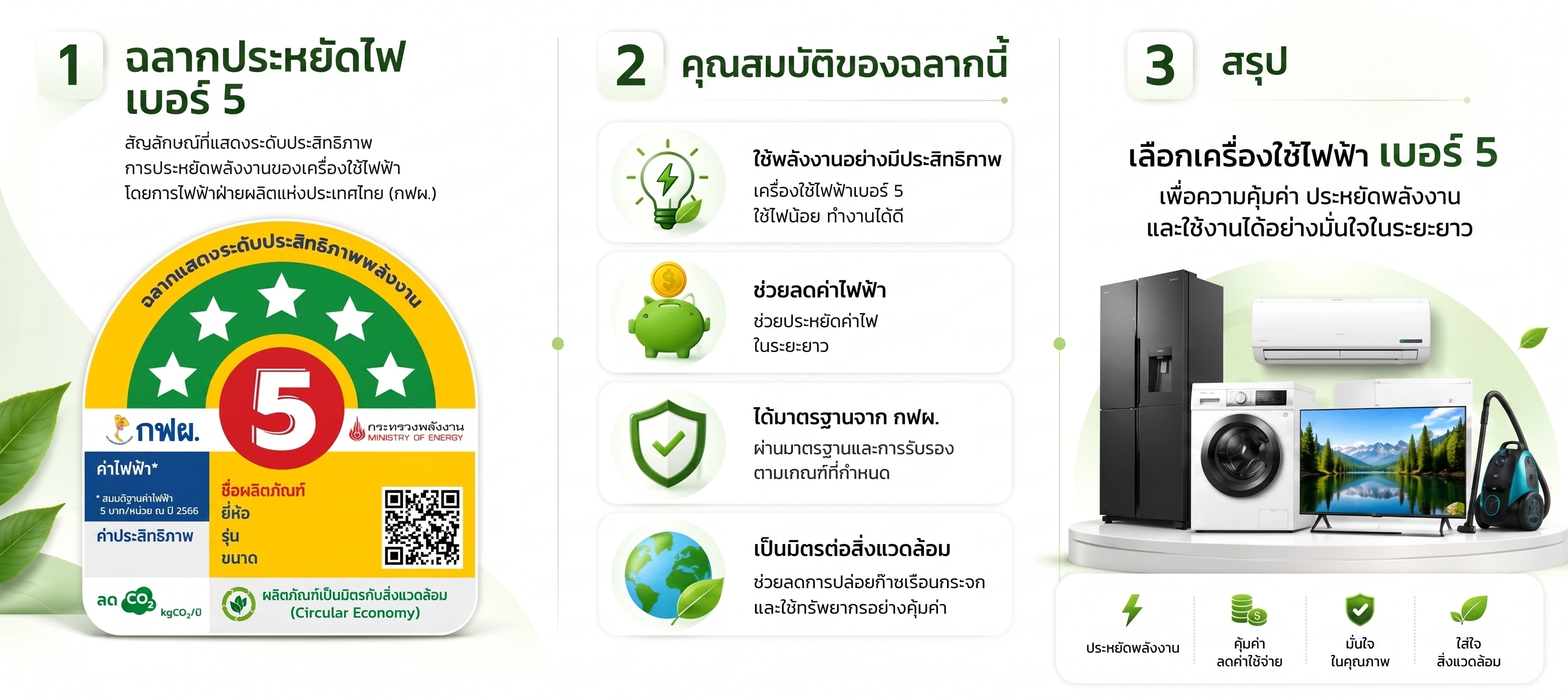 ฉลากประหยัดไฟเบอร์ 5